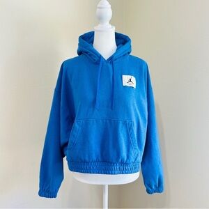 Jordan Essentials Flight Fleece Hoodie Blue M